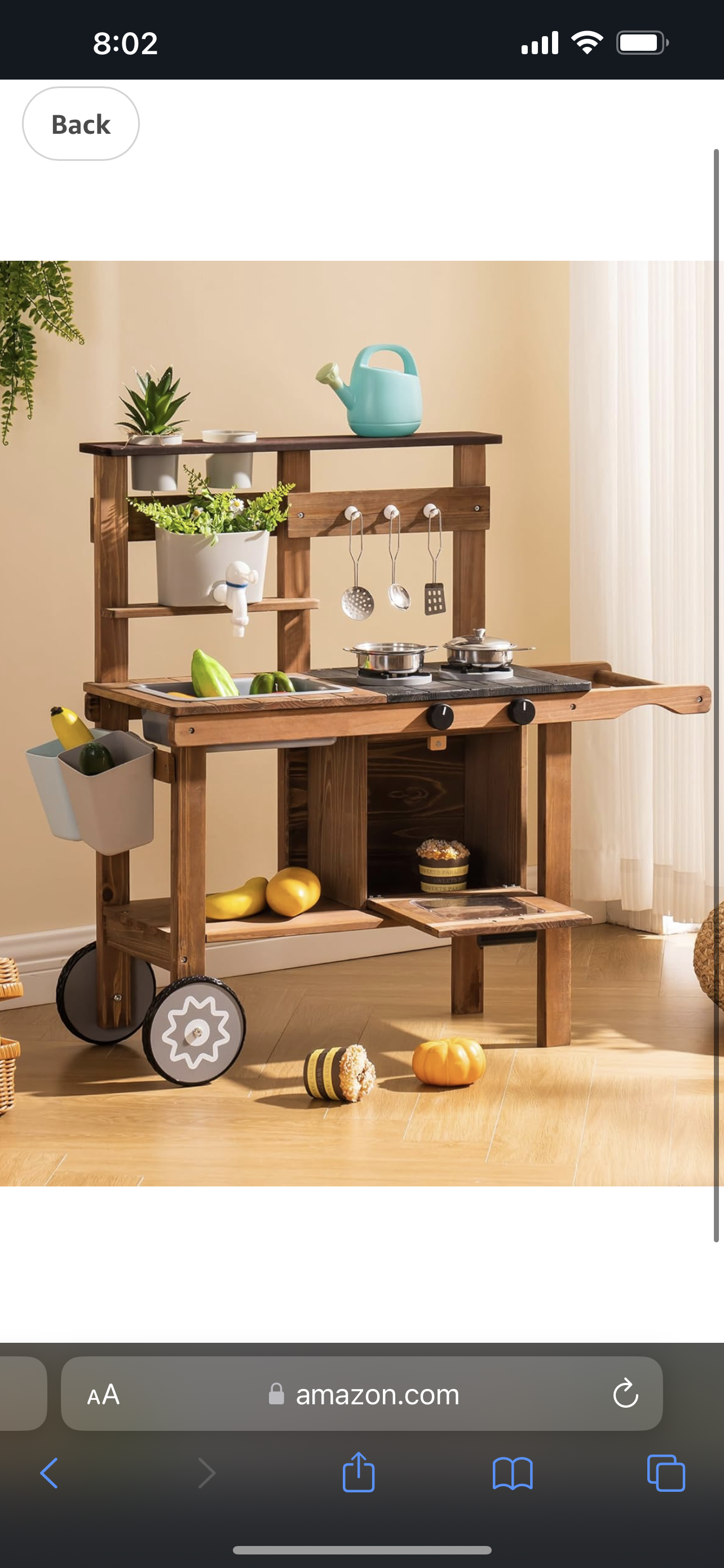 Kids Mud Kitchen/outdoor garden area cover photo collage