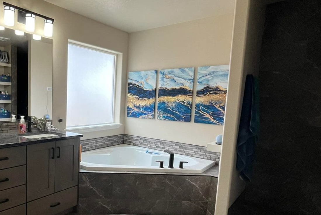 Products That Shaped Our Bathroom Remodel! cover photo collage