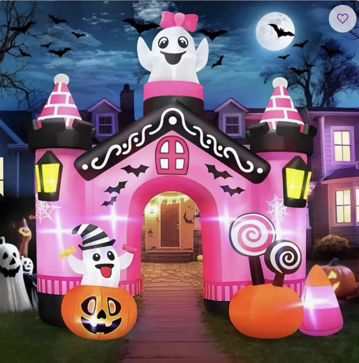 Pink Halloween Decor Finds cover photo collage