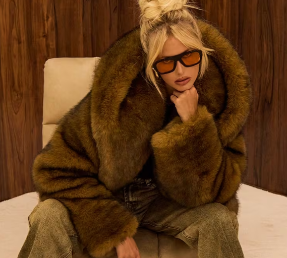 faux fur i'm obsessed with this winter❄️ cover photo collage