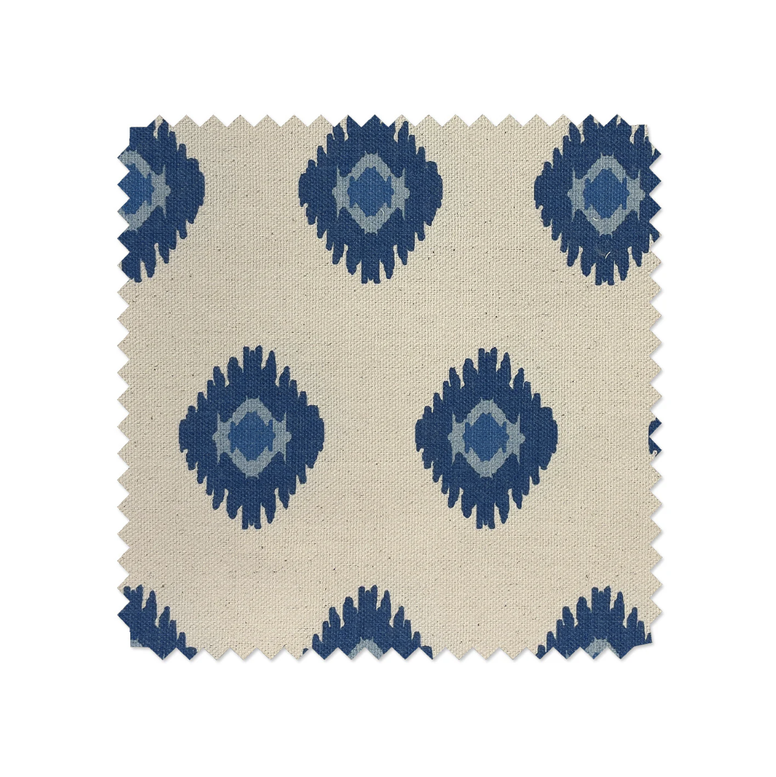 Tangier Medallion Raw Canvas Fabric