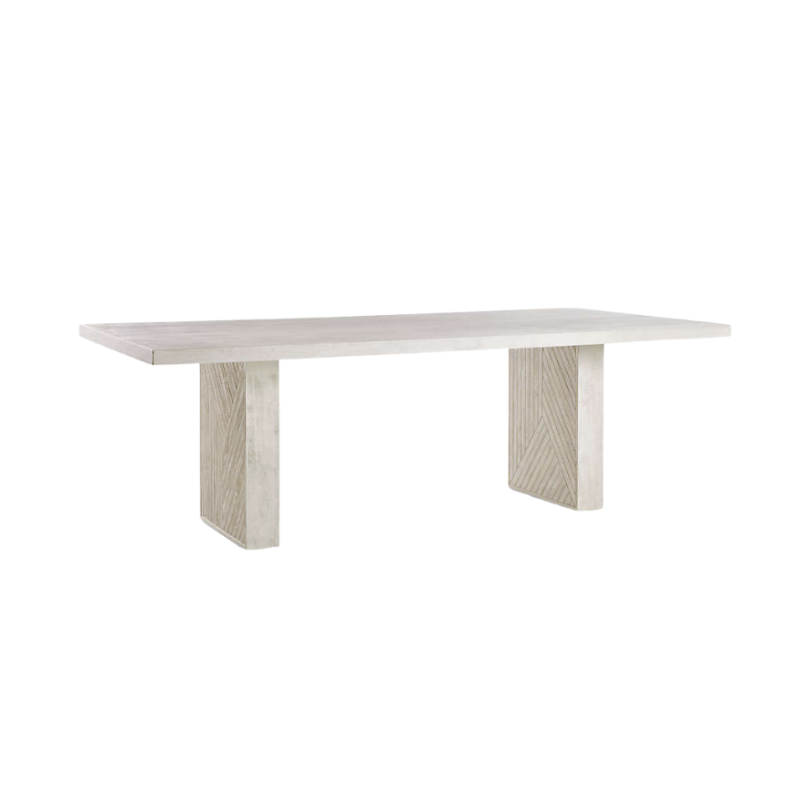 Whitewashed 92" Dining Table
