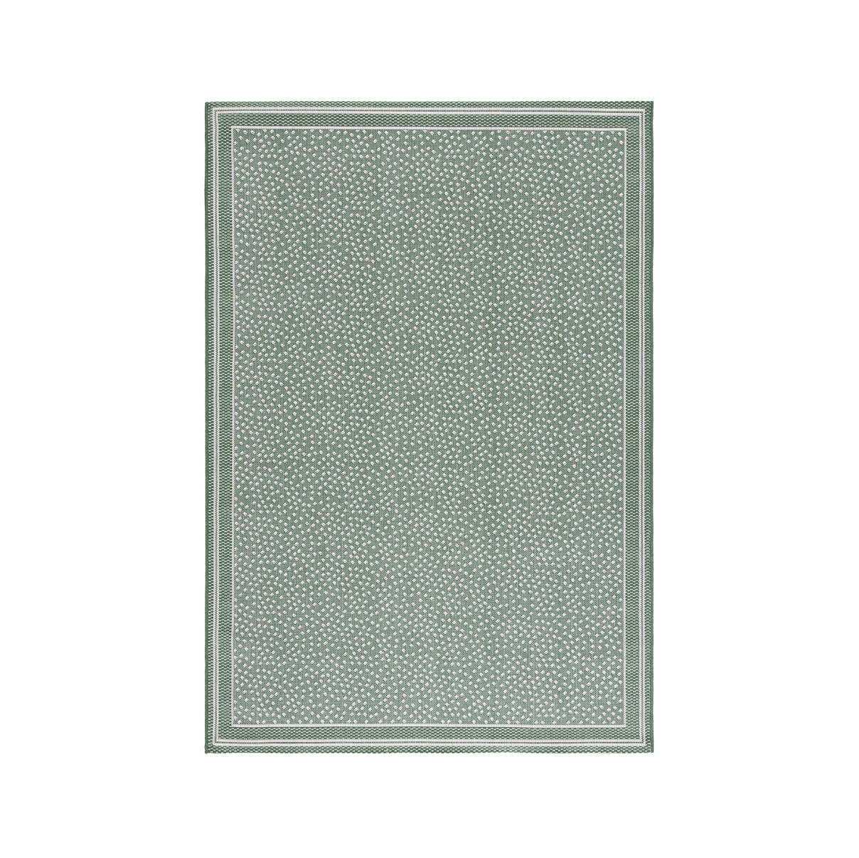 Green Polka Dot Indoor/Outdoor Rug