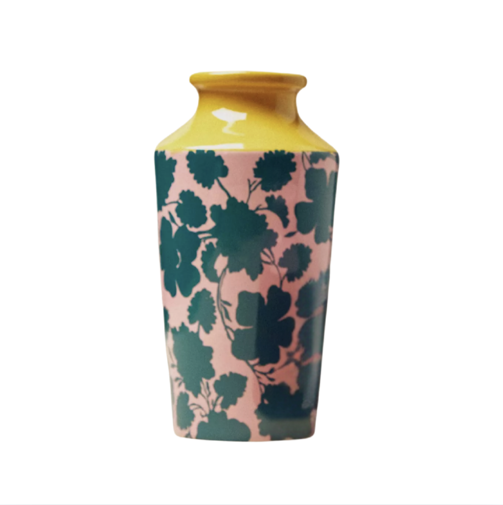 Lara Patterned Stoneware Vase