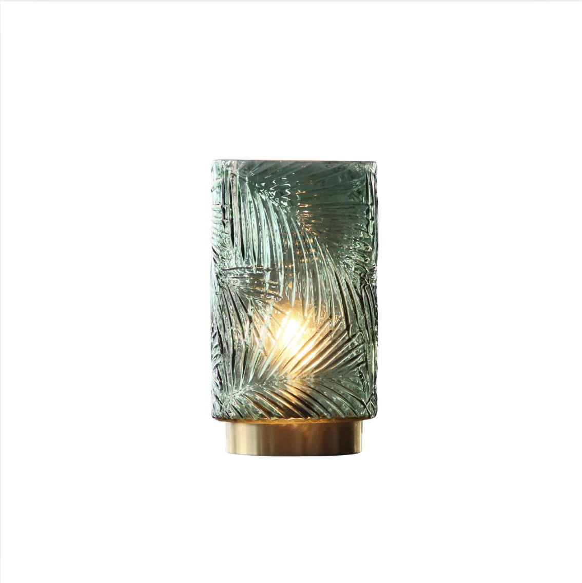 Seafoam Green Battery Table Lamp
