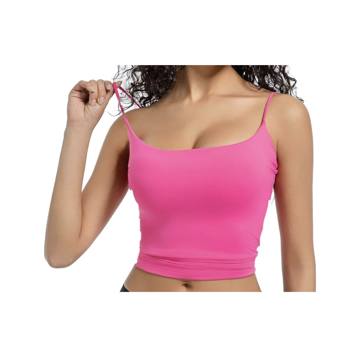 Hot Pink Cropped Tank