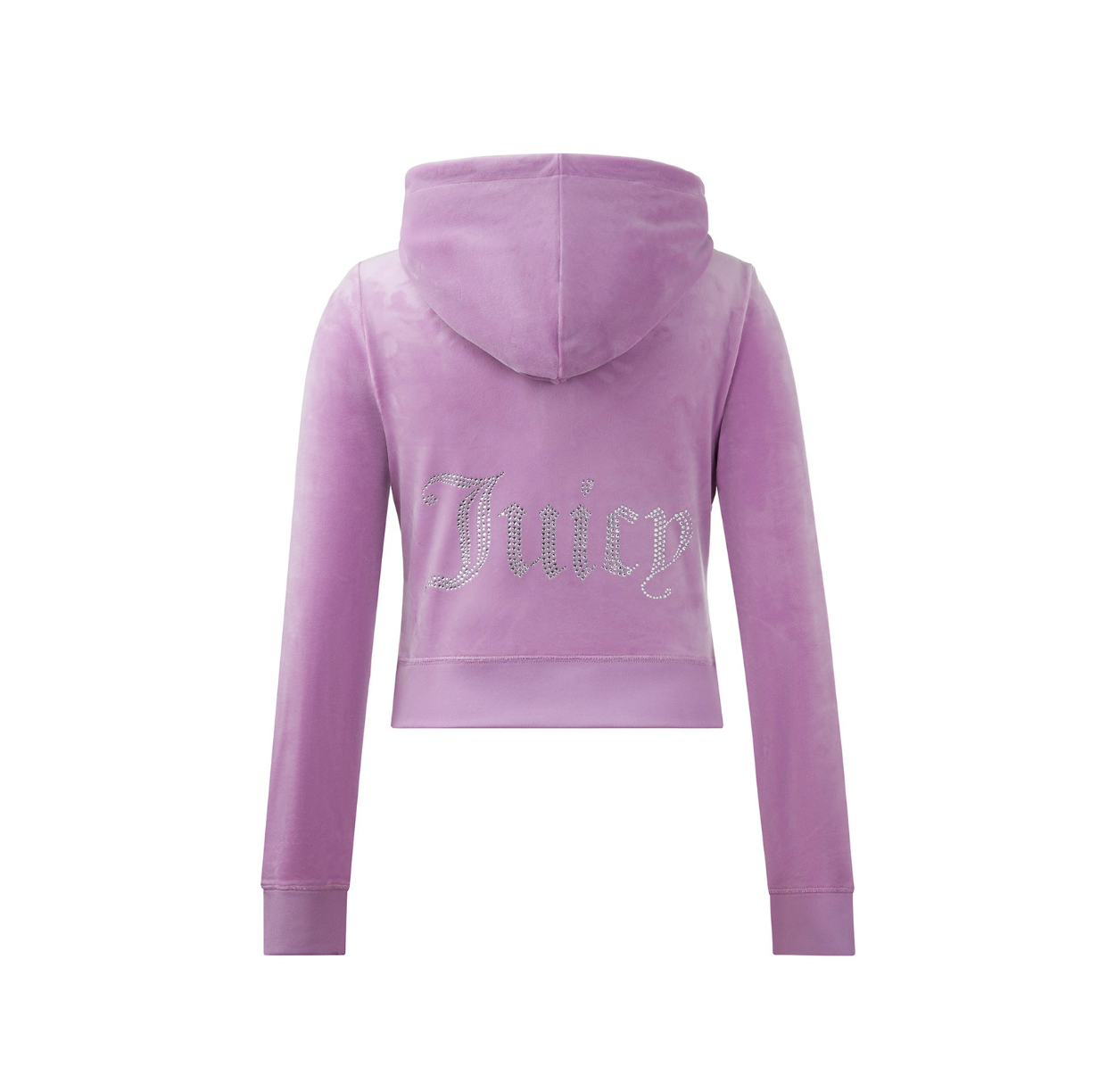 Emerald velour tracksuit with logo zipper pull