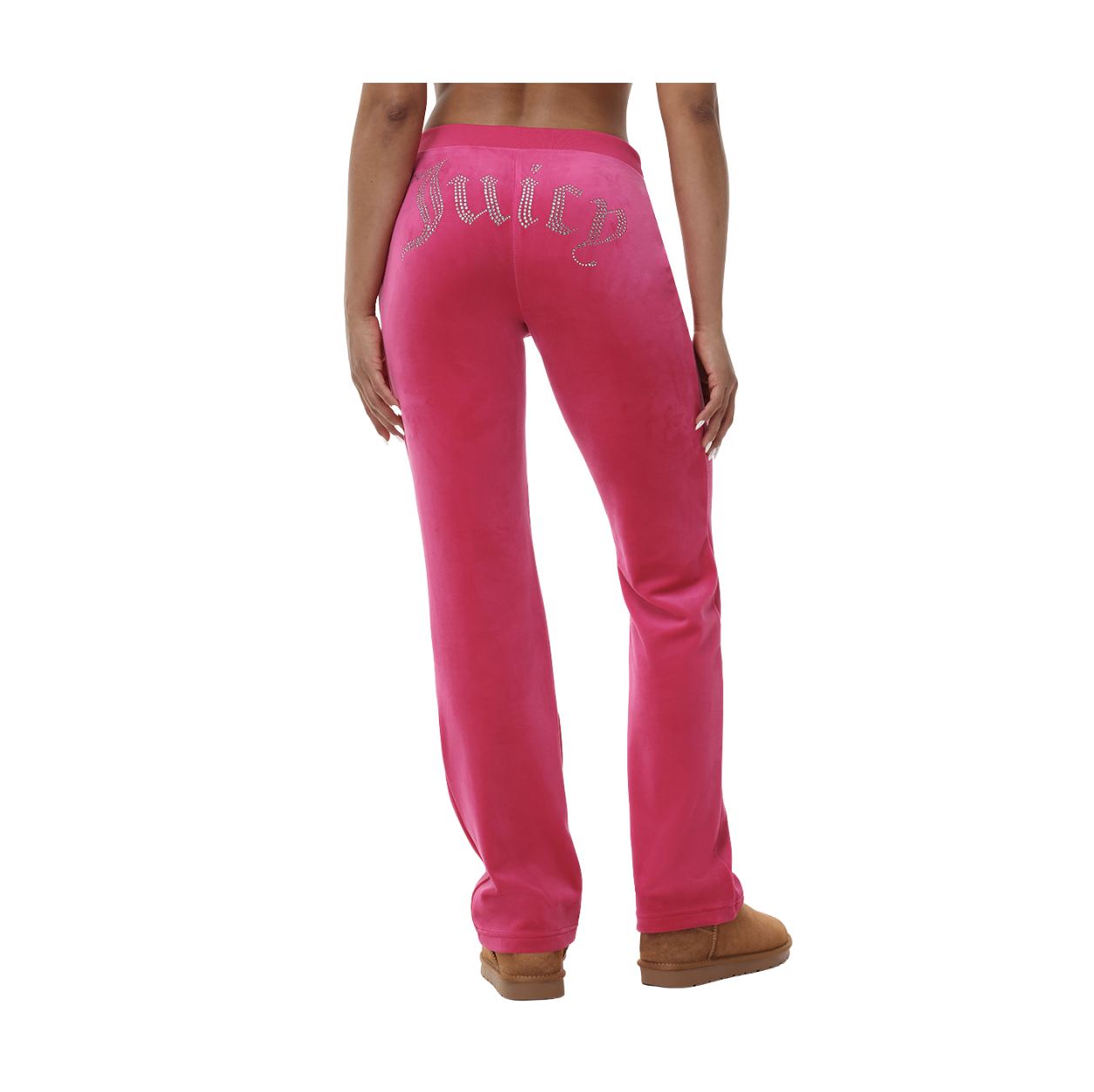 Juicy Couture velour set in blush—official listing