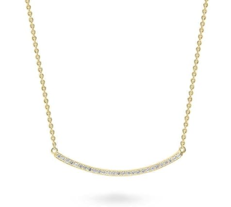 Curved Necklace (Amazon)