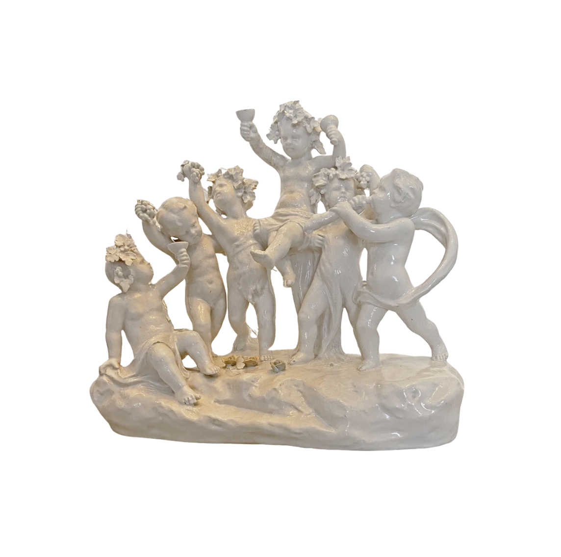 Italian Ceramic Putti Figurine