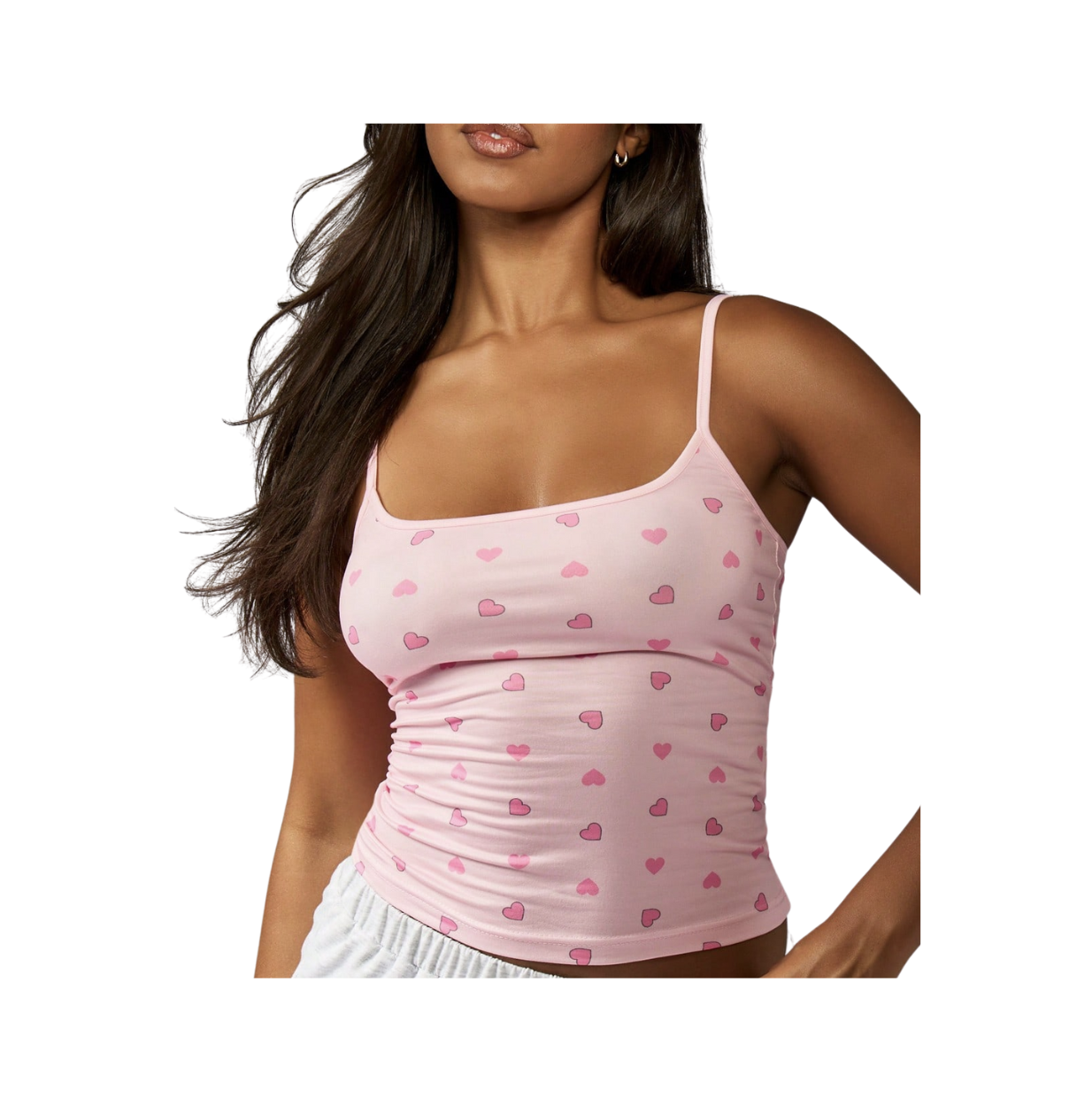 Heart Ruched Camisole