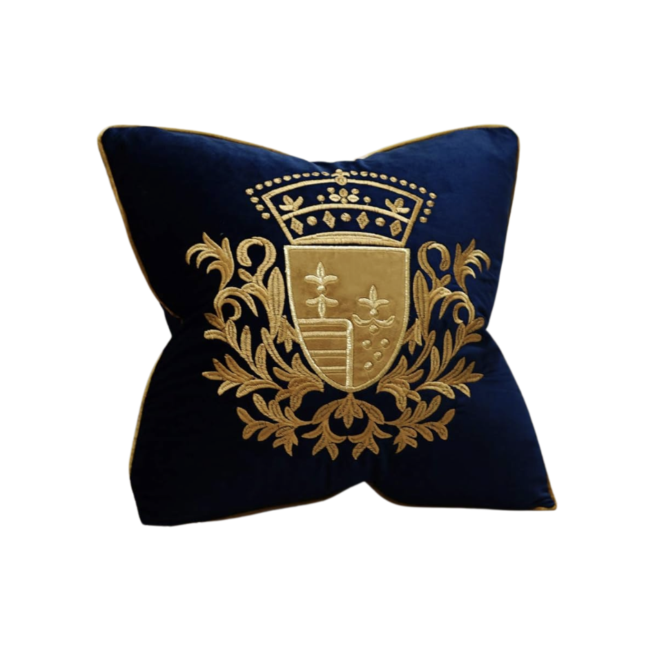Velvet Embroidery Cushion Cover
