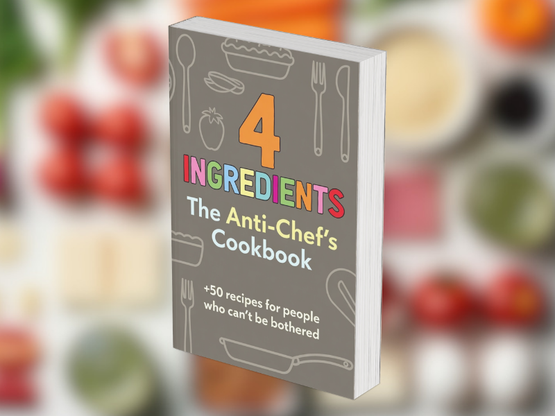 Easy 4 Ingredient Recipes for Busy & ADHD Brains cover photo collage