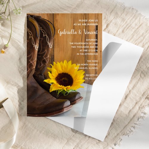 Country Sunflower Western Wedding Invitations, Inspo and Ideas cover photo collage