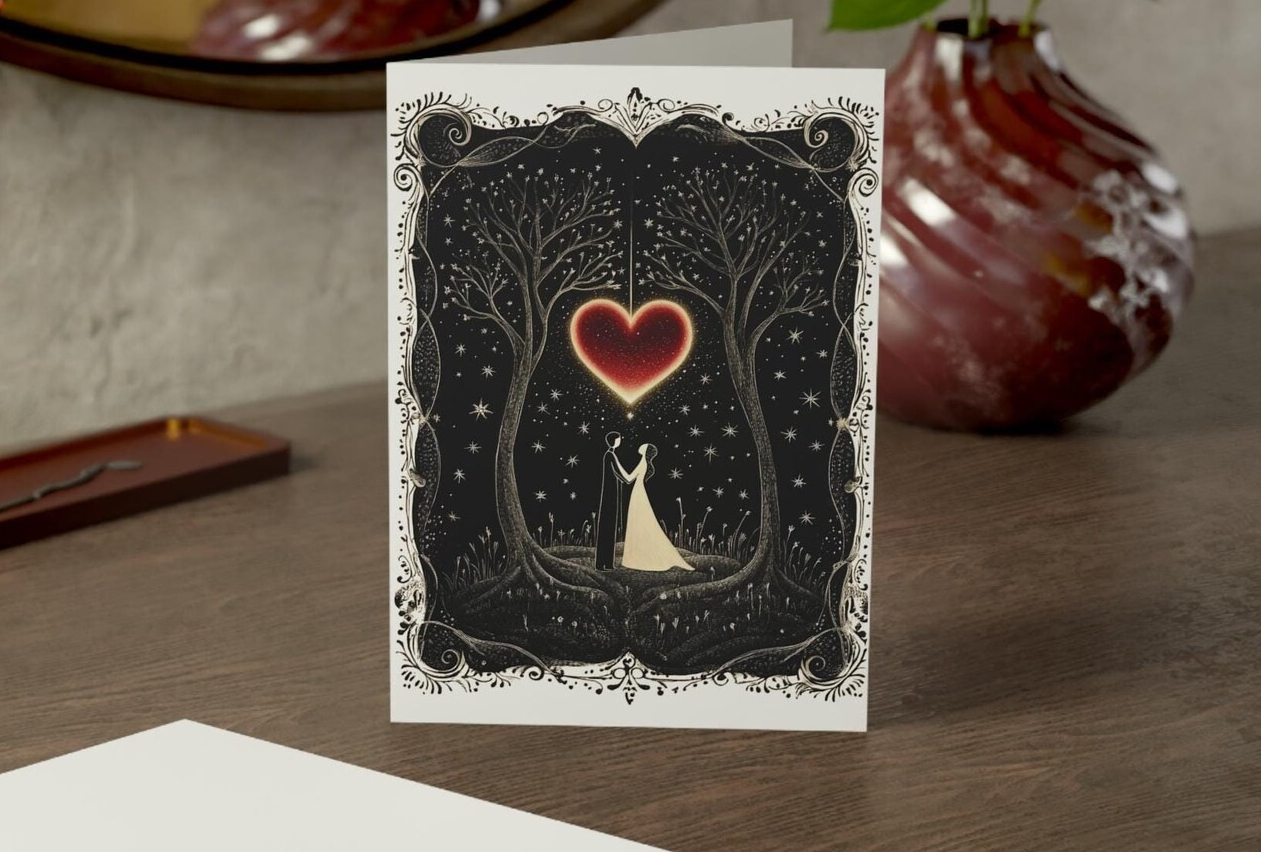 Cool Valentine's Day Cards for Romantic Partners (Designed by Real Artists) cover photo collage