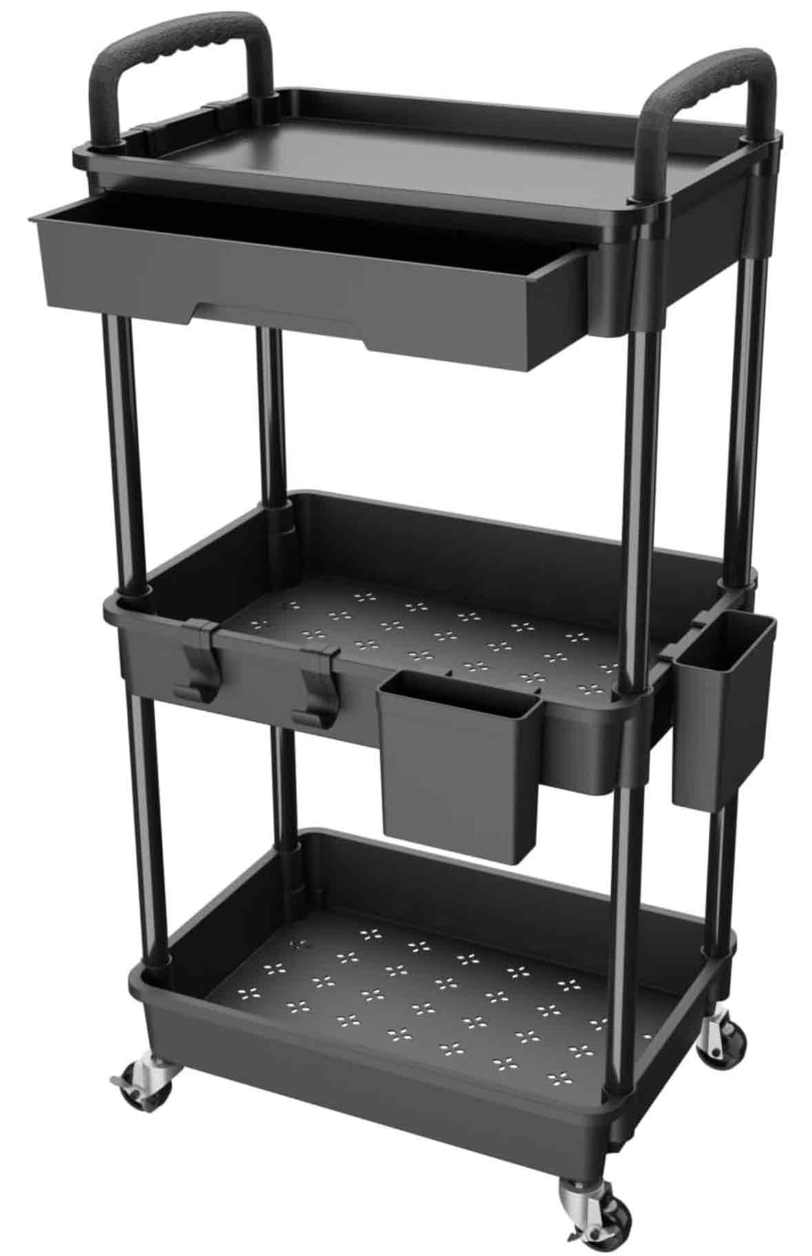 I have a cleaning cart for my house! cover photo collage