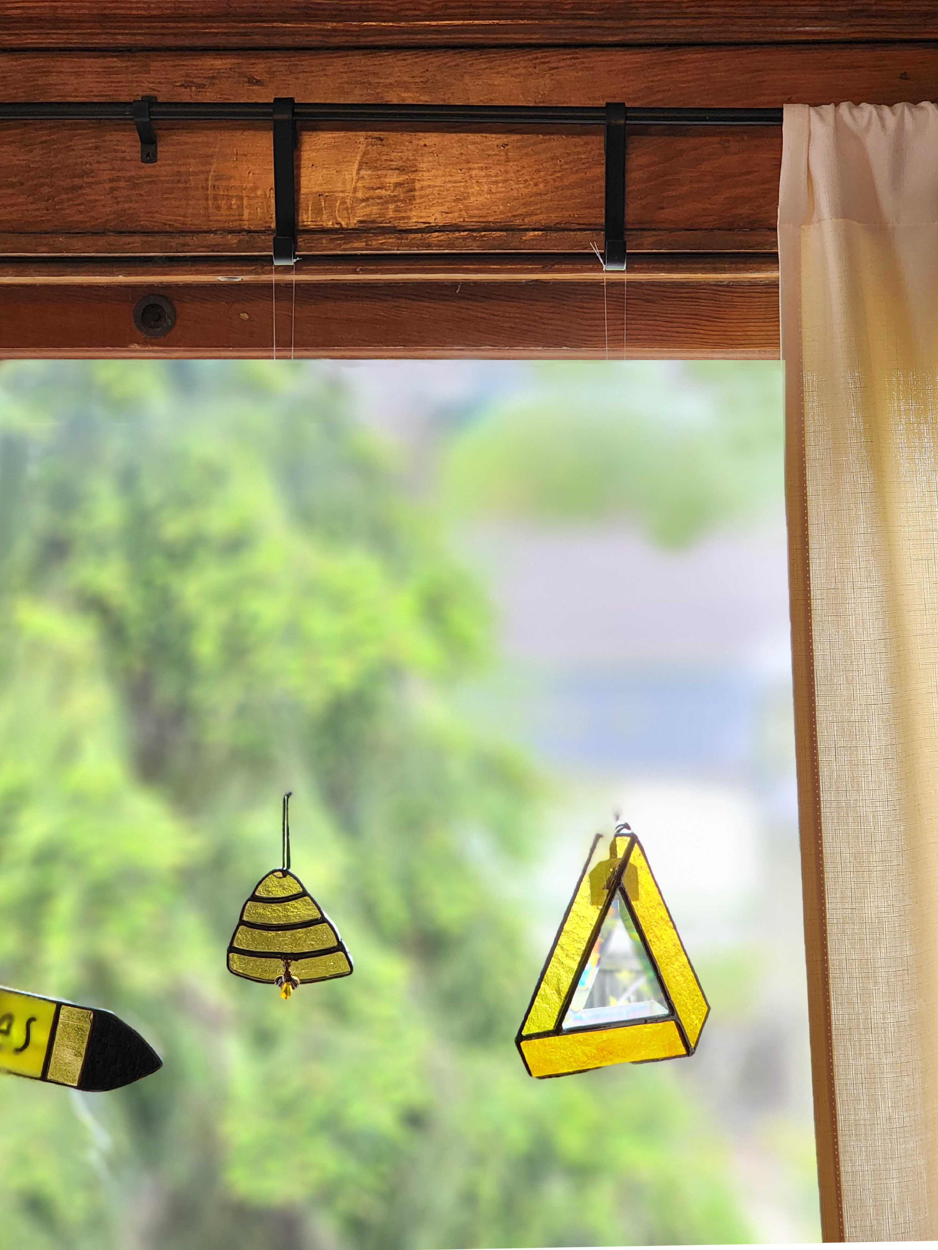 Stained glass suncatchers - How to safely display them safely inside your home cover photo collage