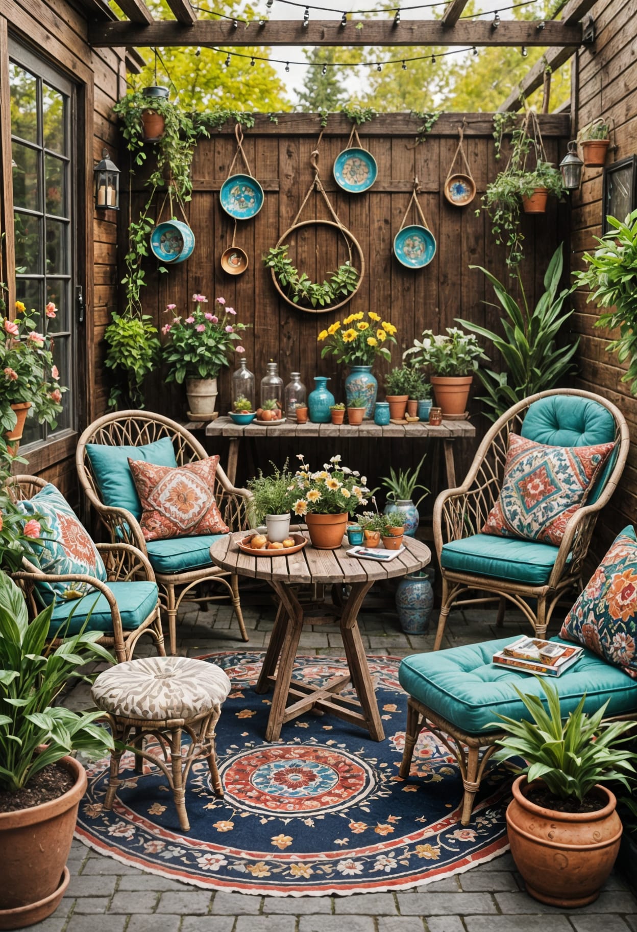 Spring Patio Decor cover photo collage