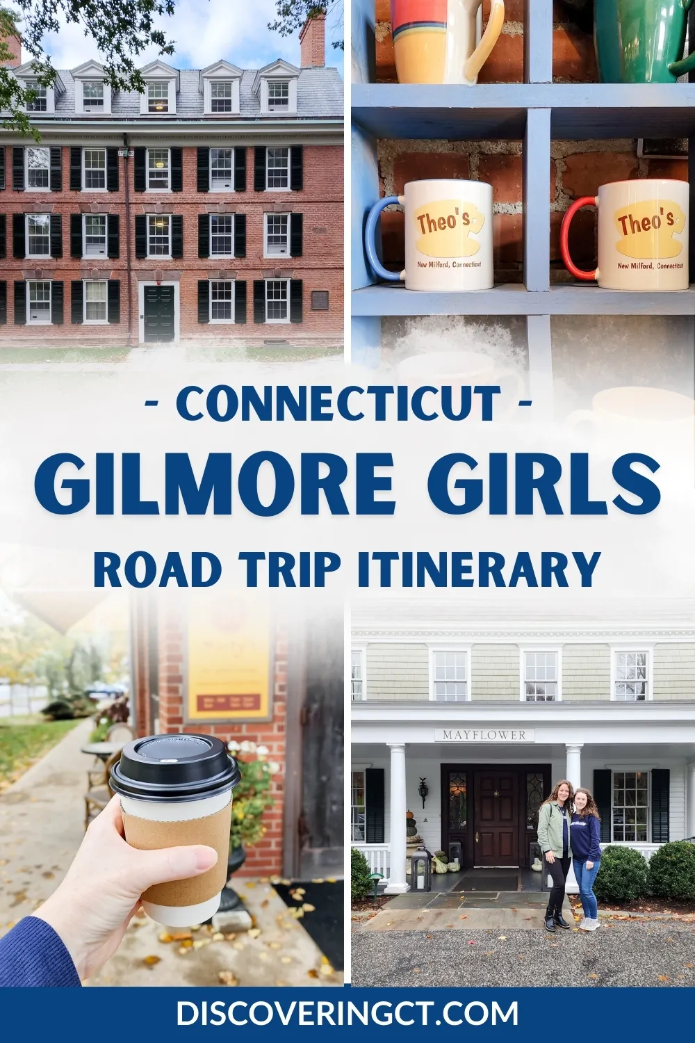 Gilmore Girls Road Trip in Connecticut cover photo collage