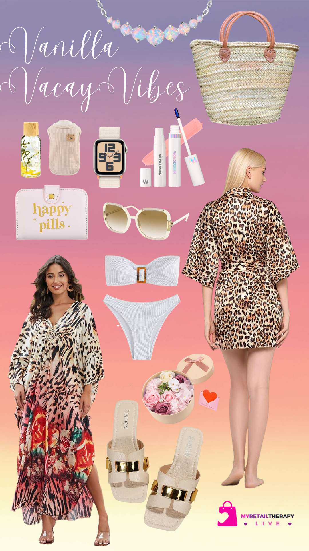 Beach Bombshell: Swim, Sun & Resort Stunners cover photo collage