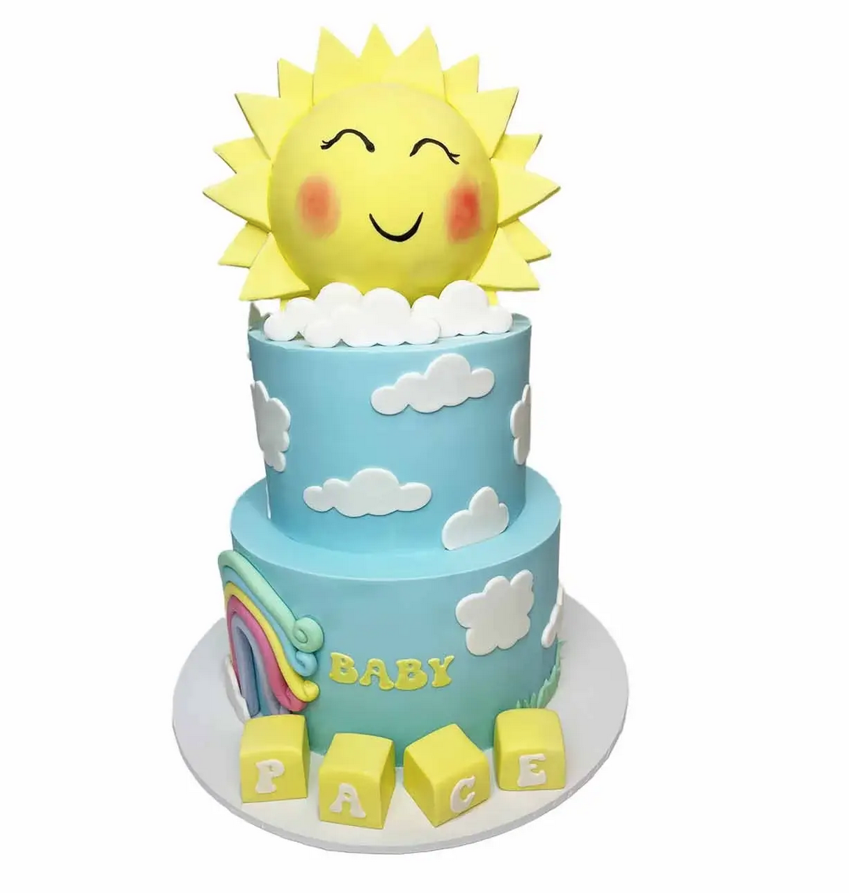 Sunshine Baby Shower cover photo collage