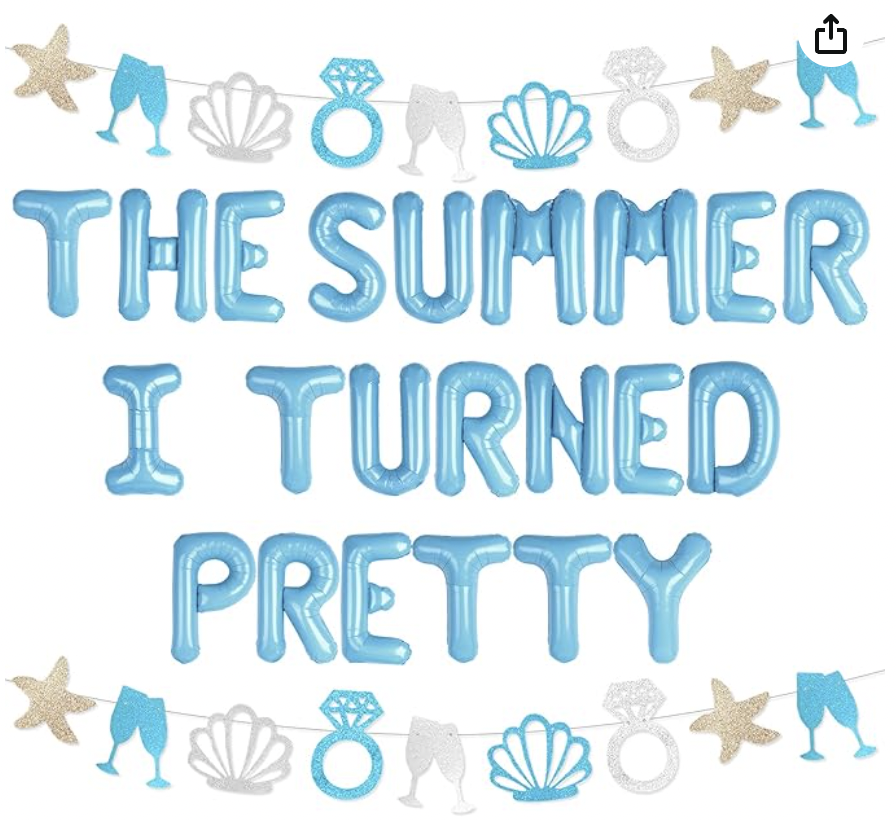 Here's everything you need to host the ULTIMATE Summer I Turned Pretty party 🐚🦋 cover photo collage