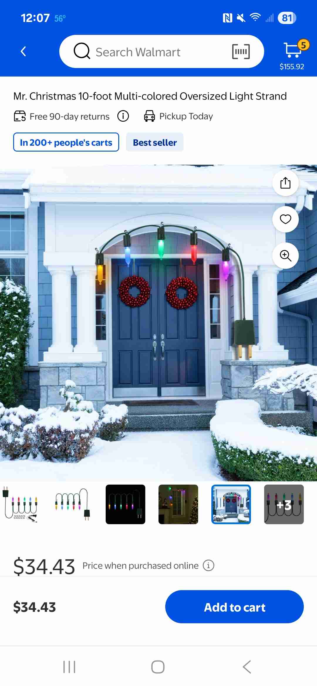 Walmart Christmas 2025 cover photo collage