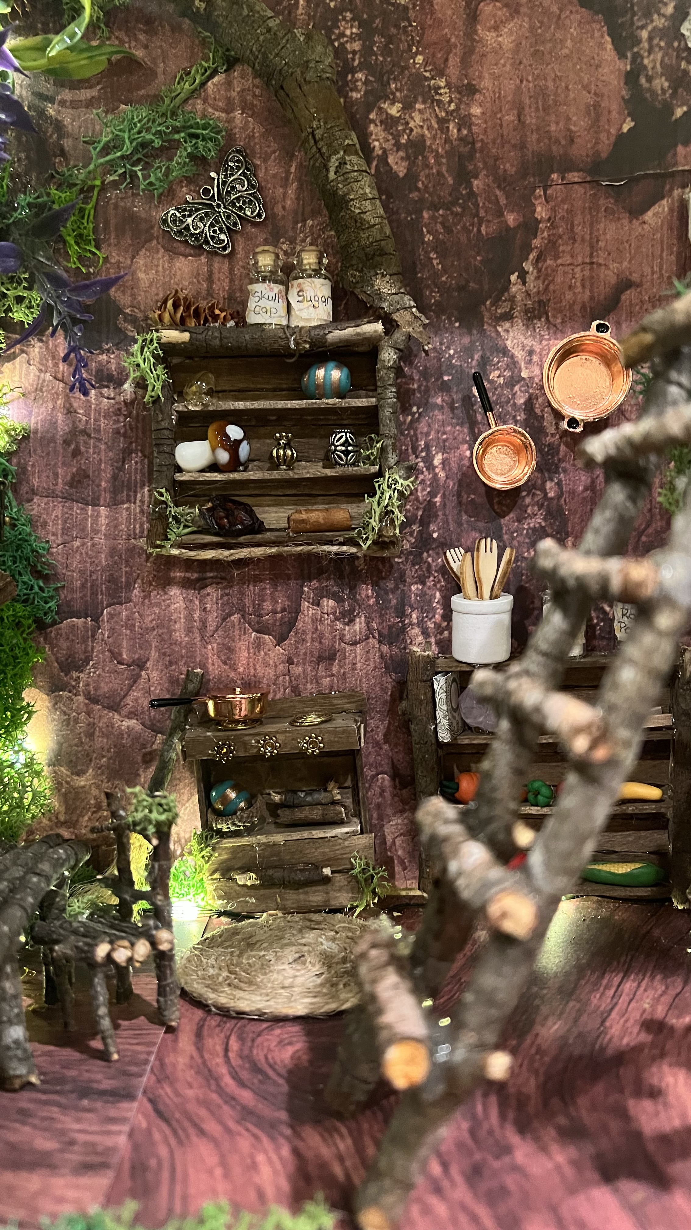 I made a fairy house!🧚🏼‍♀️🍃🍄 cover photo collage