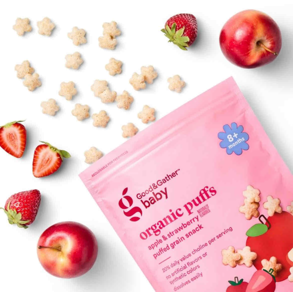 Organic Baby & Toddler Snacks cover photo collage