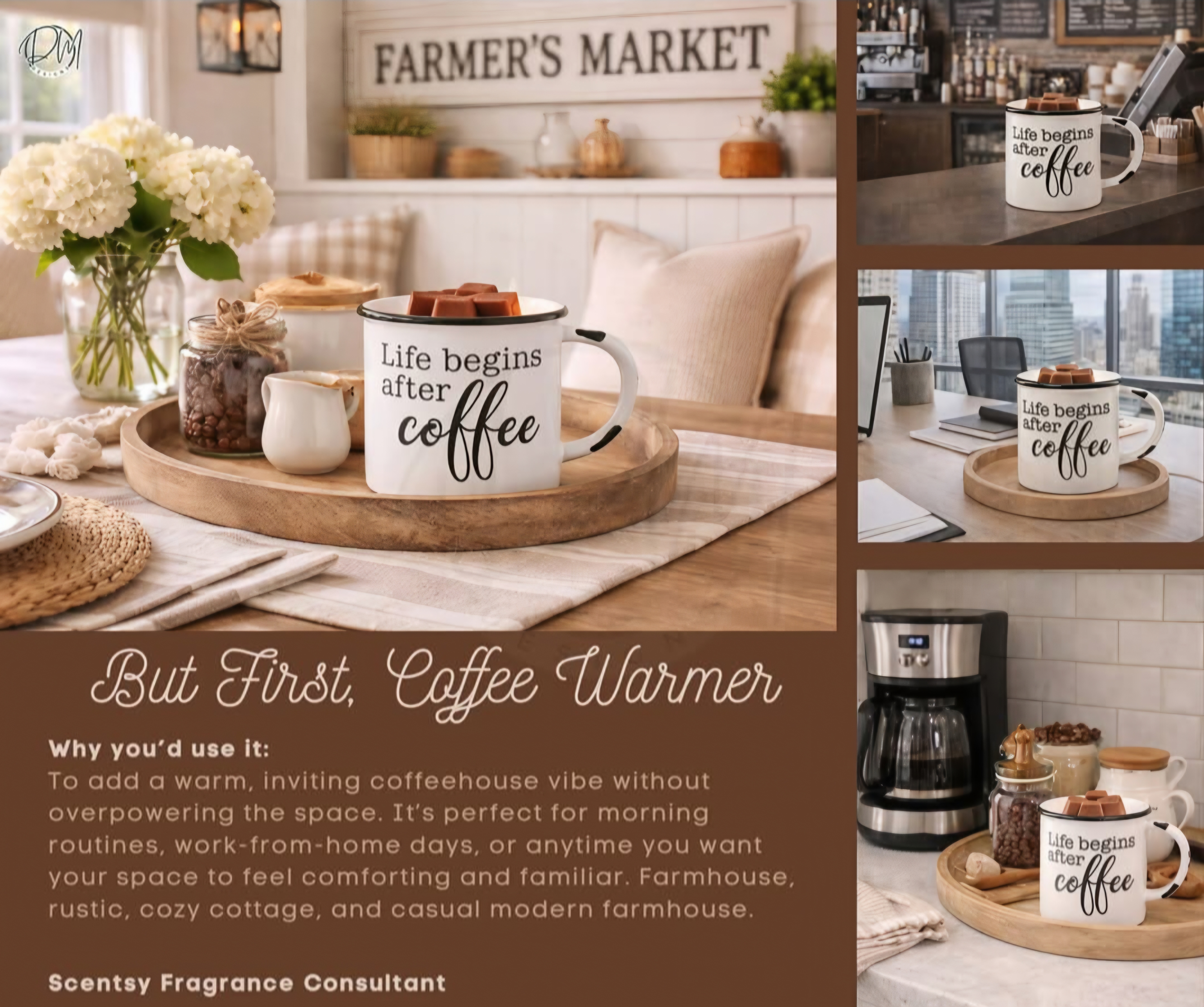 Fragrances designed to make your home feel warm and inviting. cover photo collage