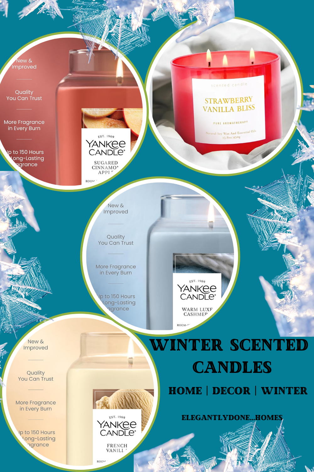 Top Winter Scented Candles to Bring Warmth & Cozy Vibes to Your Home cover photo collage