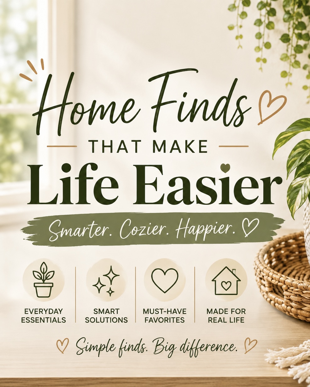  “Home Finds That Make Life Easier” cover photo collage