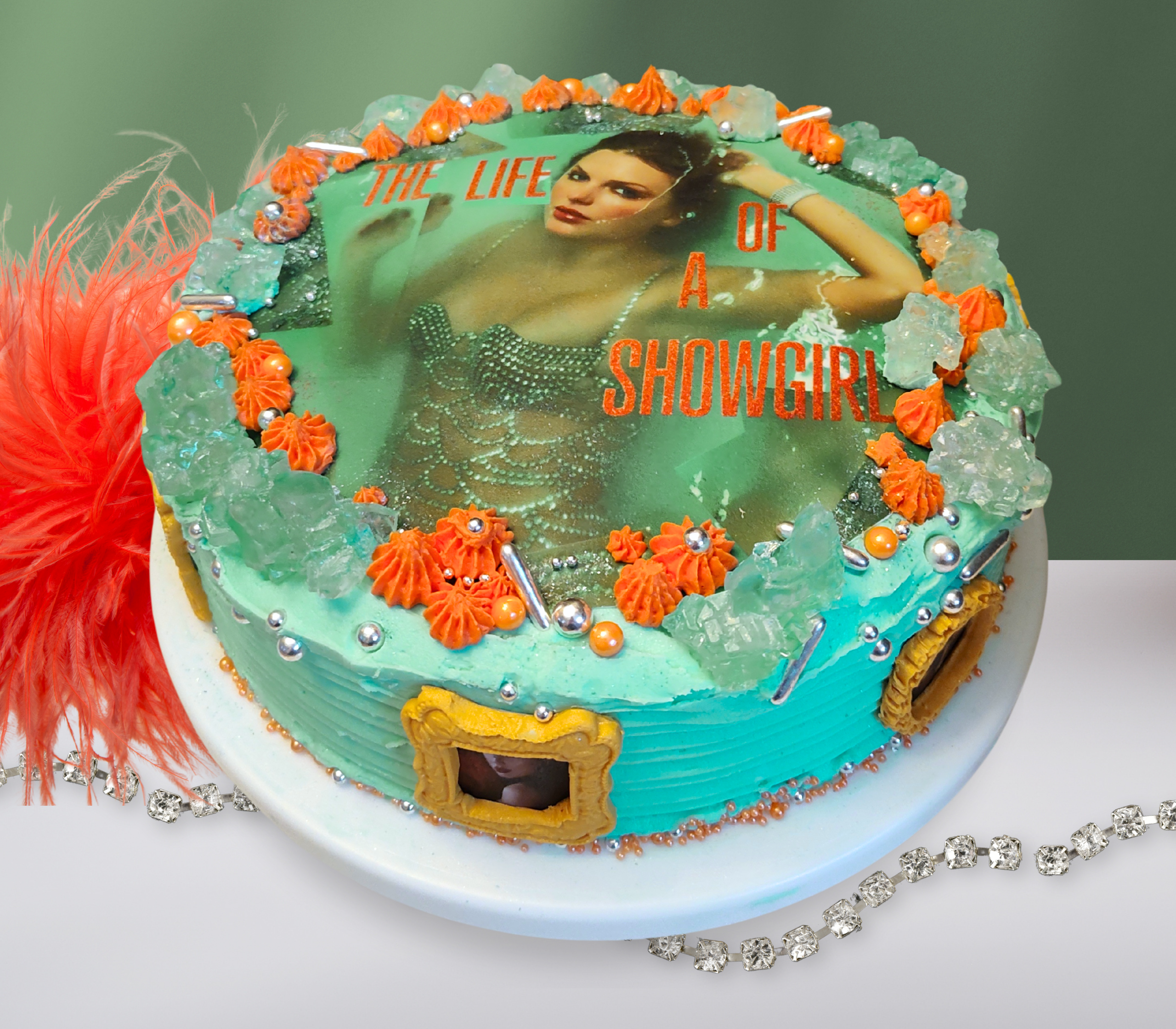 The Life of a Showgirl Party ❤️‍🔥 cover photo collage