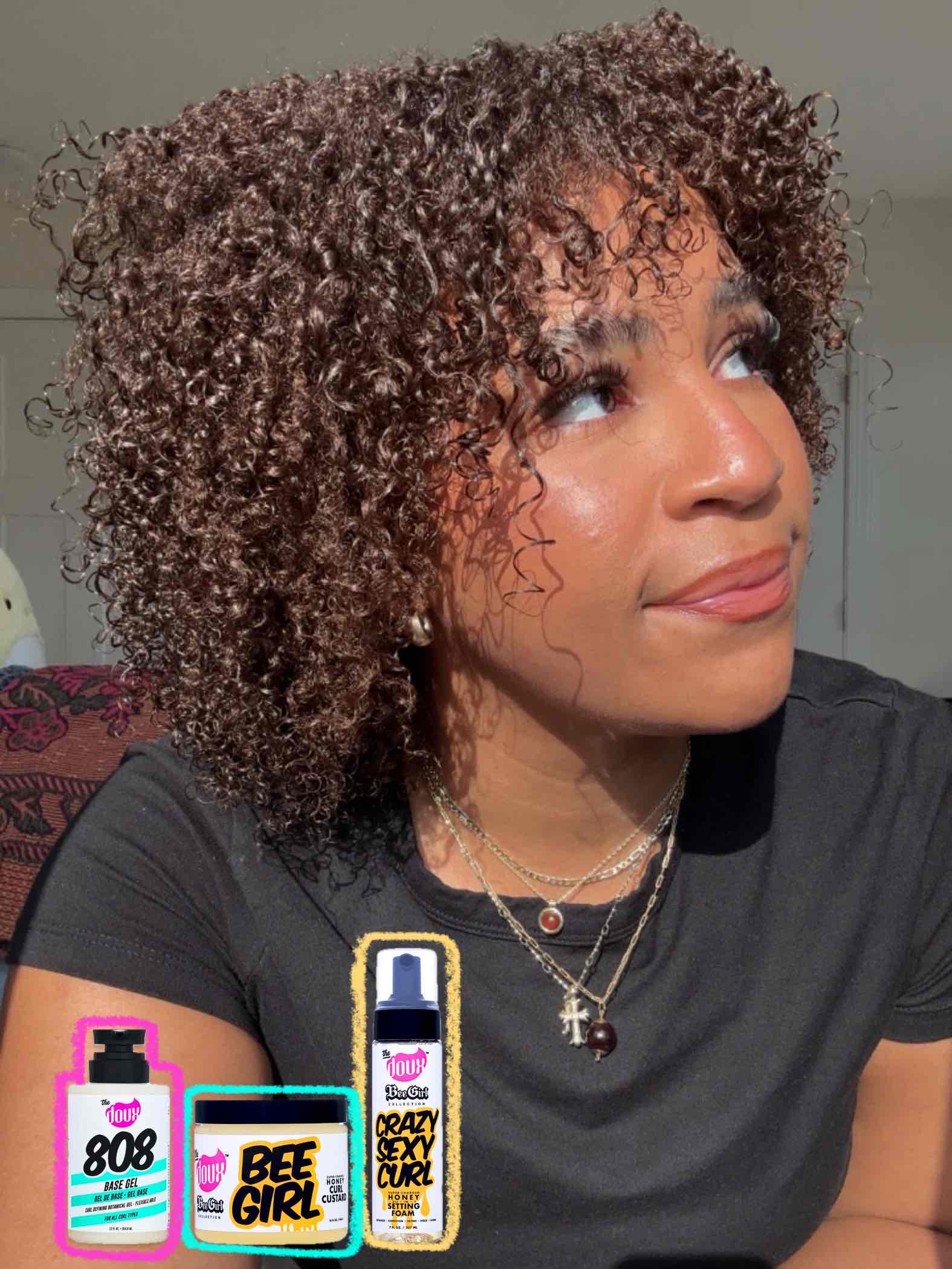 Curly girl holy grails cover photo collage