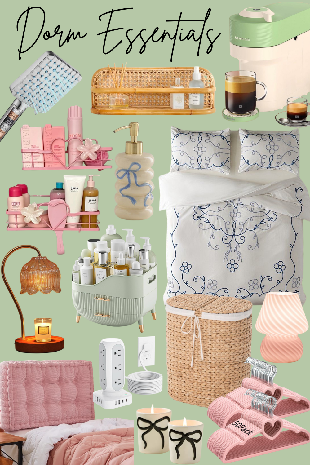 Stylish Dream Dorm Essentials, That Are Actually Useful ✨ cover photo collage