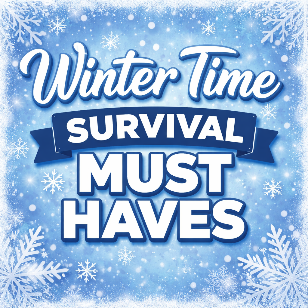 Winter Time Survival Must Haves cover photo collage