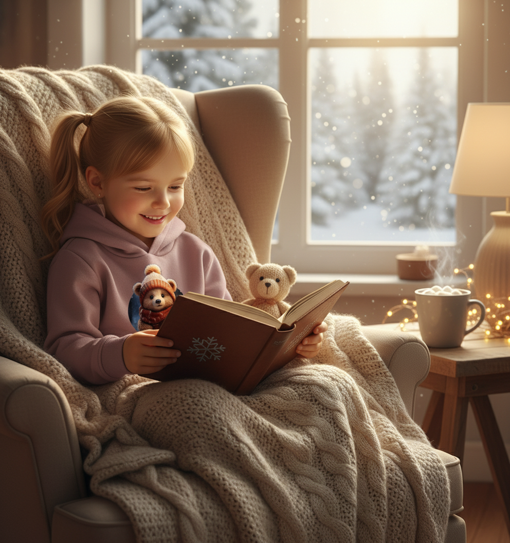 Guide to a Storybook Winter cover photo collage
