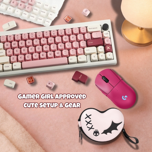 Gamer Girl Approved: Cute Setup & Gear cover photo collage