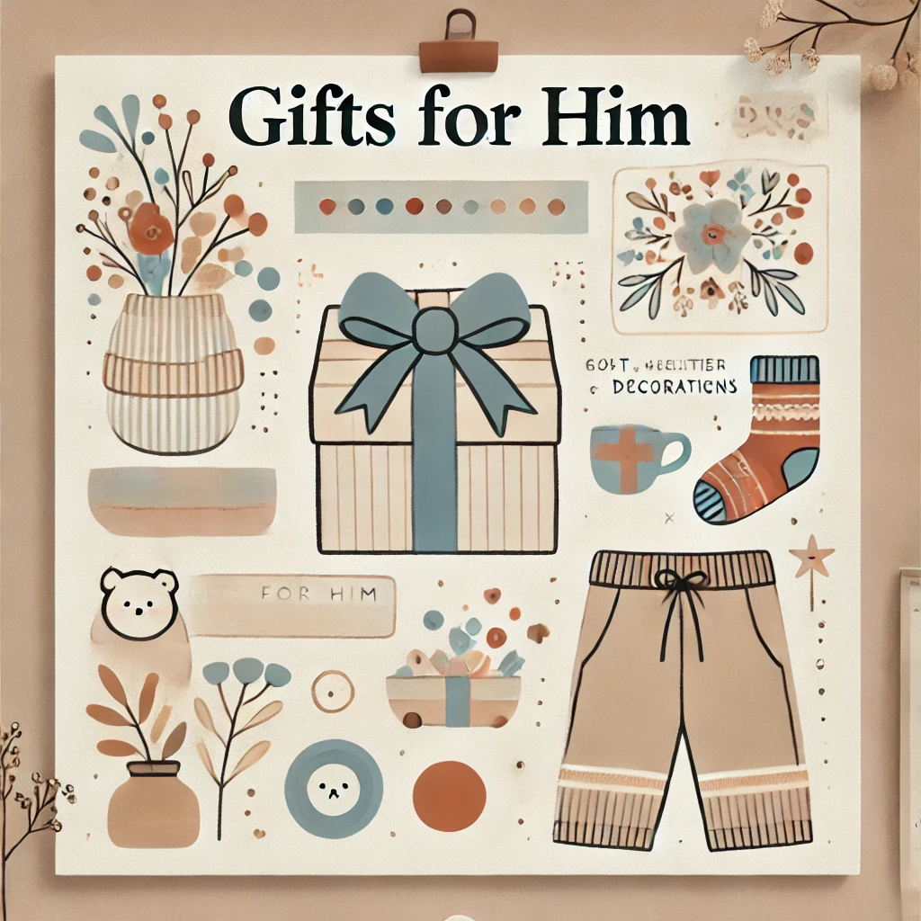 Gifts for Him cover photo collage