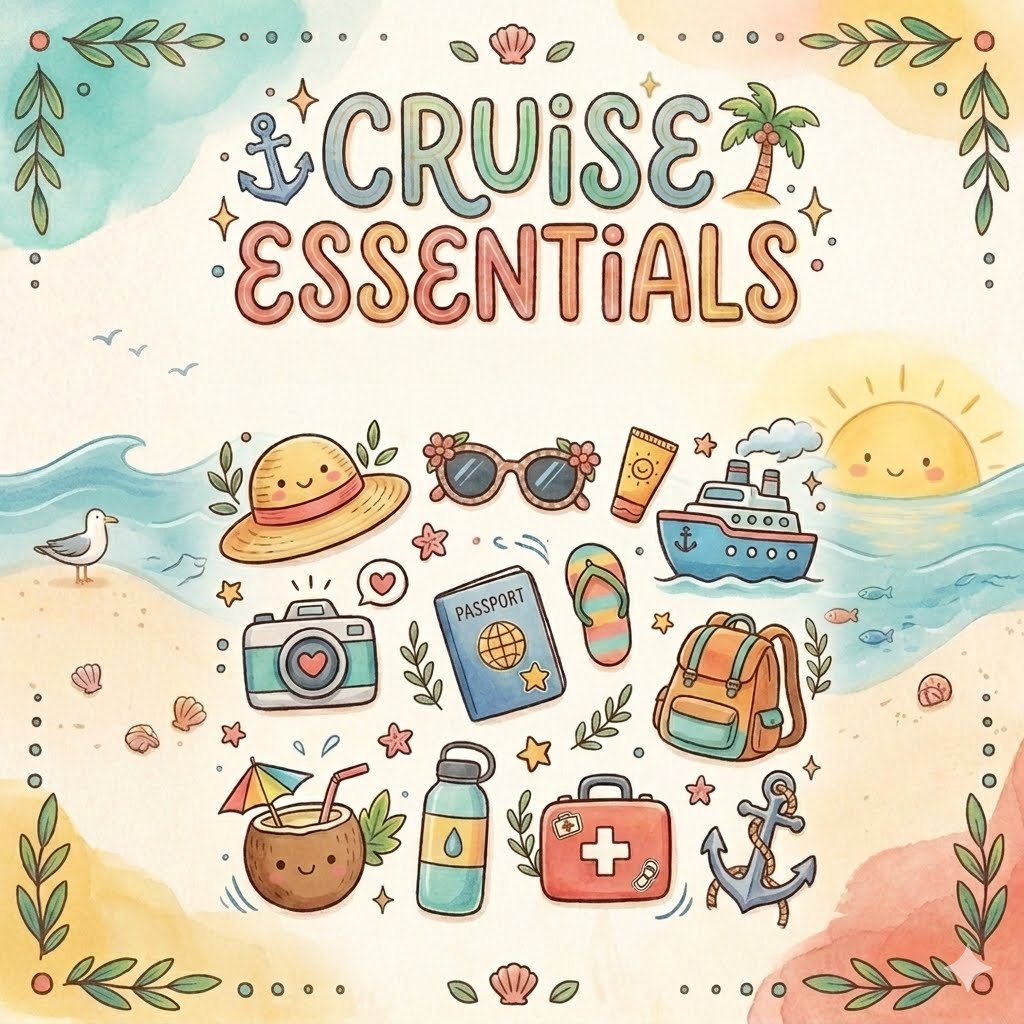 Cruise Essentials cover photo collage