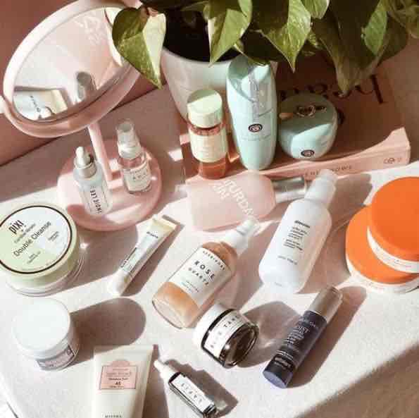 Favorite Skincare products for Healthy Glowy Skin ✨✨ cover photo collage