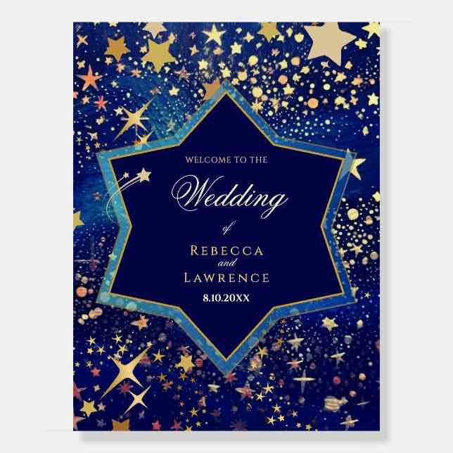 Celestial Elegance Wedding (“Written in the Stars”) cover photo collage