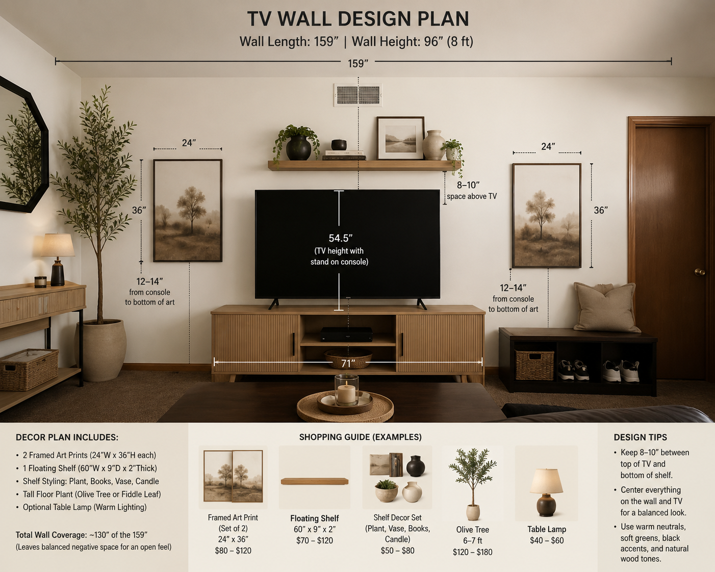 Living Room Refresh cover photo collage