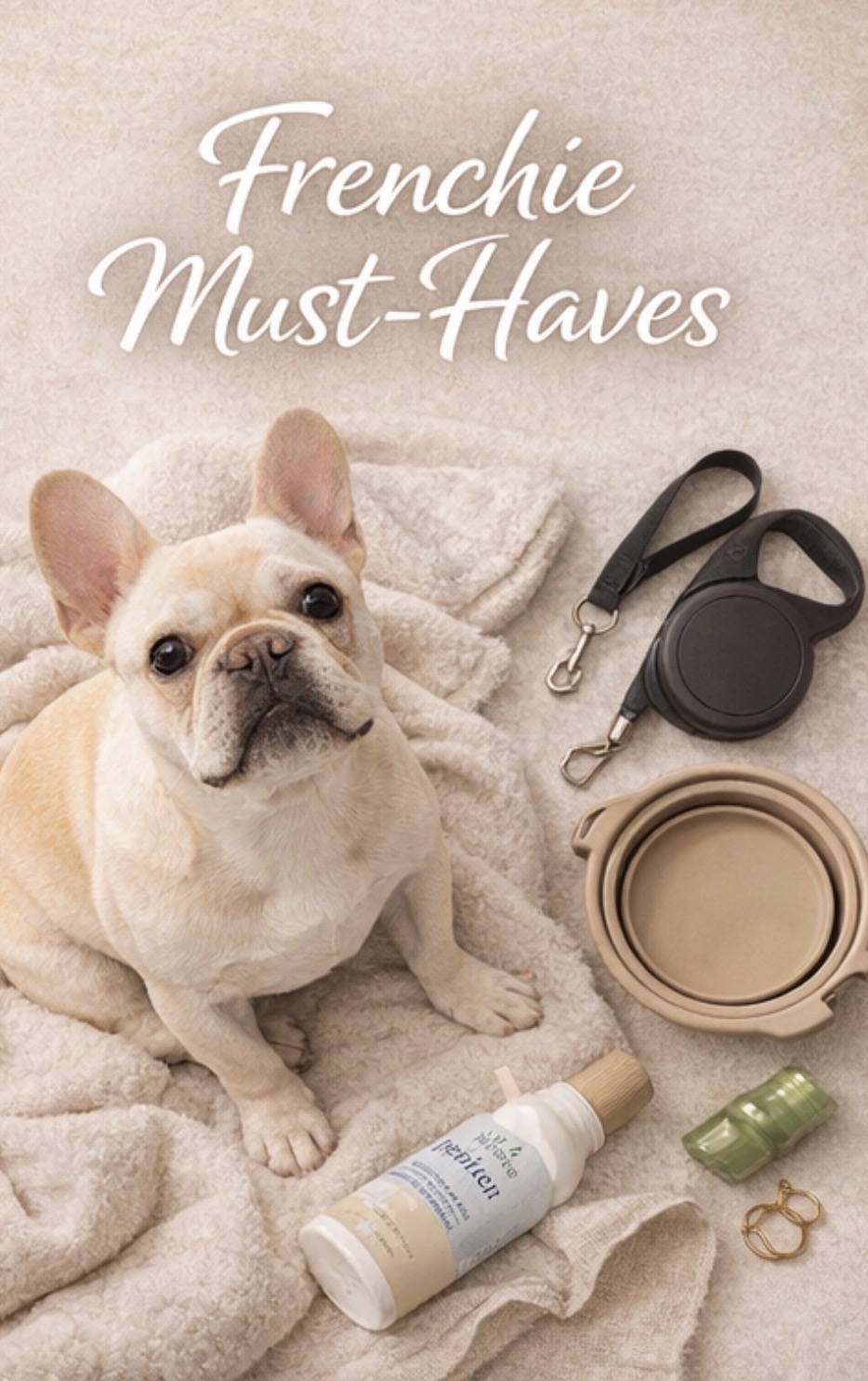 Frenchy owners must haves cover photo collage