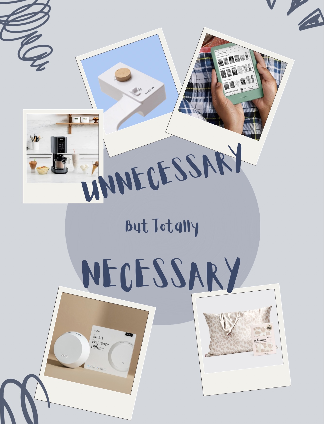 ✨🛍️Unnecessary But Totally Necessary🛍️✨ cover photo collage