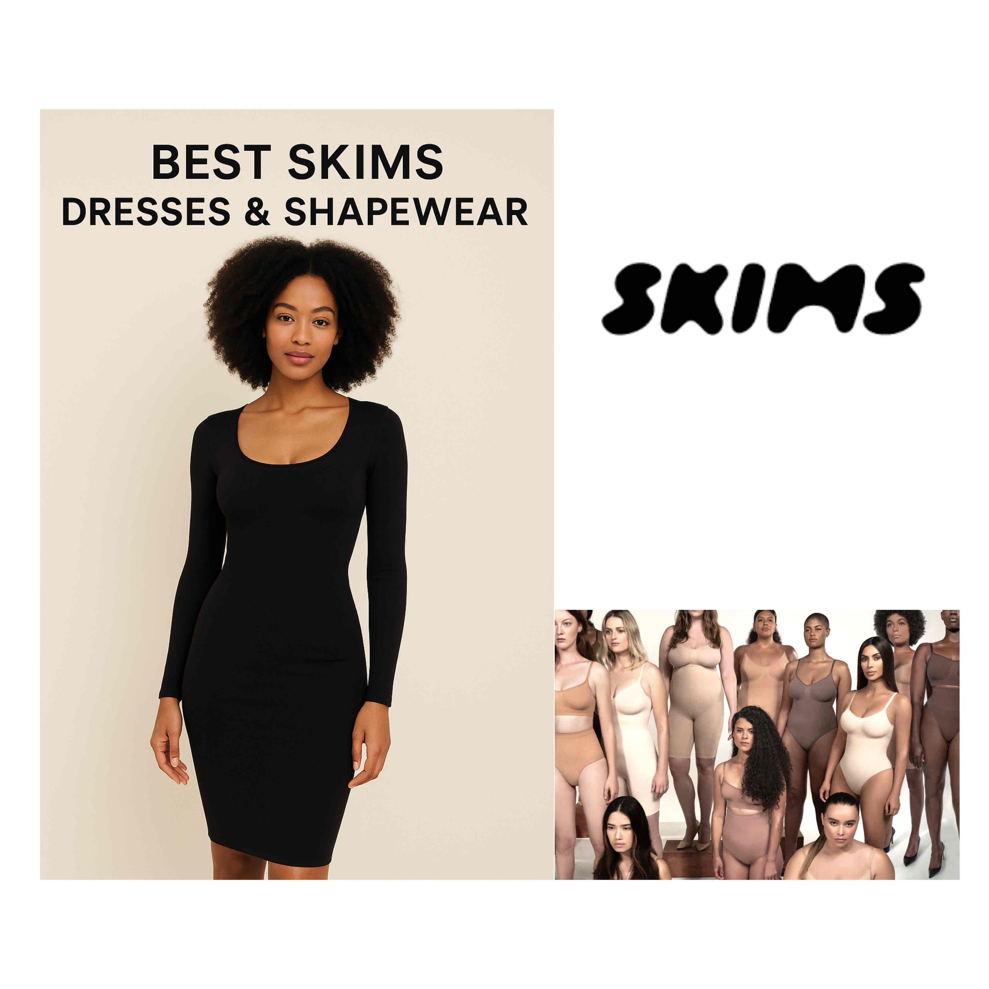 ✨Skims Essentials: Dresses & Shapewear - My top picks ✨ cover photo collage