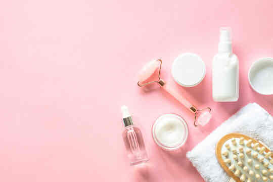 Hair and skin care favs! cover photo collage