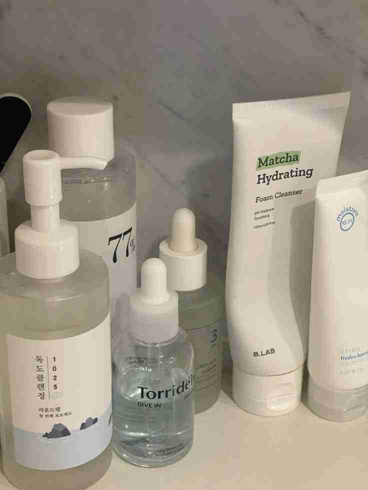 My holy grail skincare for smooth skin 🫡🩷 cover photo collage
