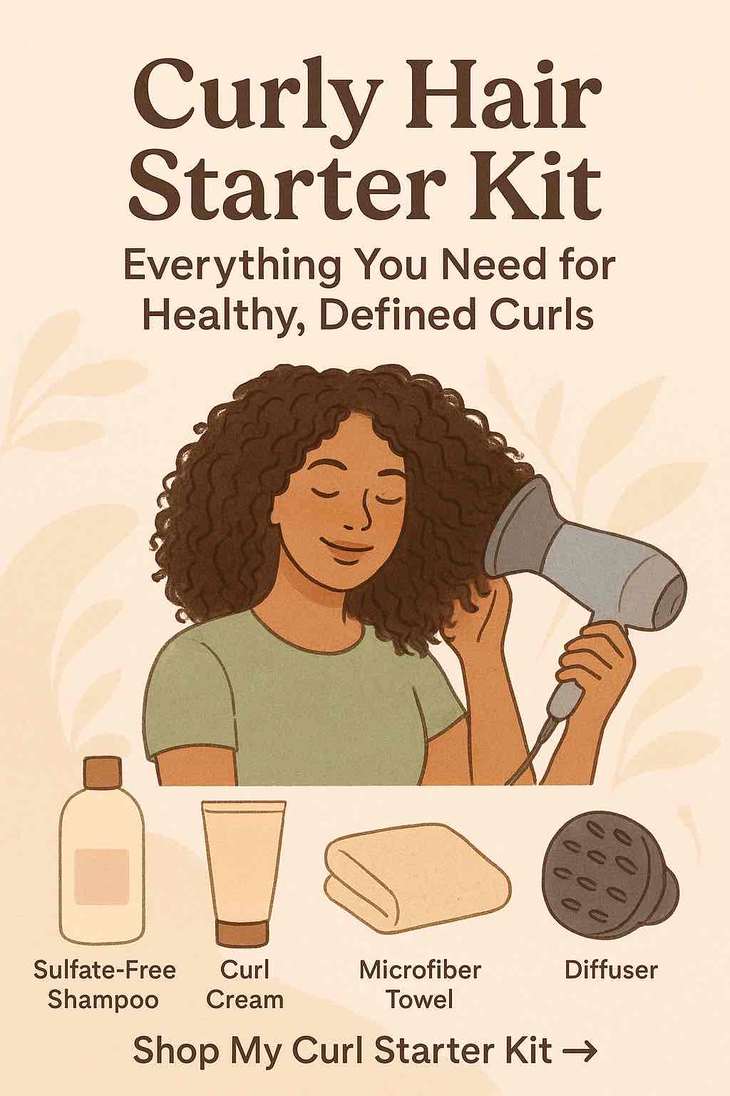 ❄️Curly Hair Travel Kit❄️ cover photo collage