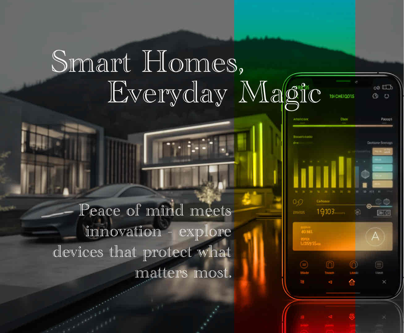 Smart Homes, Everyday Magic cover photo collage